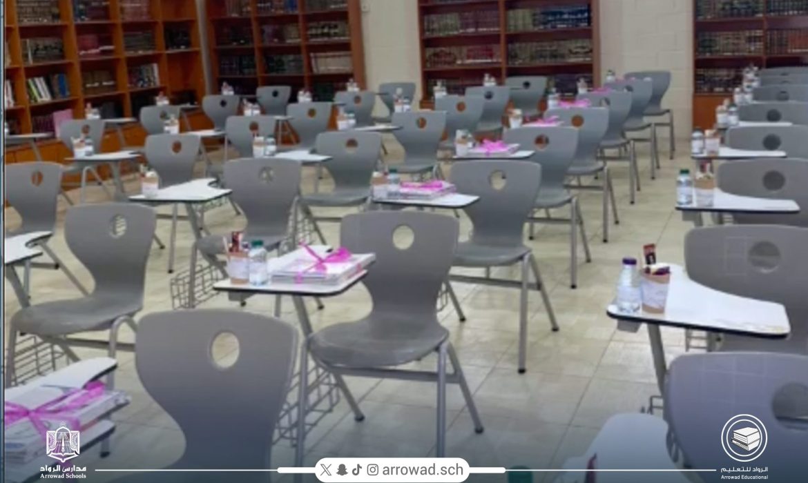 مدارس الرواد للبنات في خميس مشيط تنار بضياء العلم في أول أيام اختبارات الفصل الدراسي الثاني