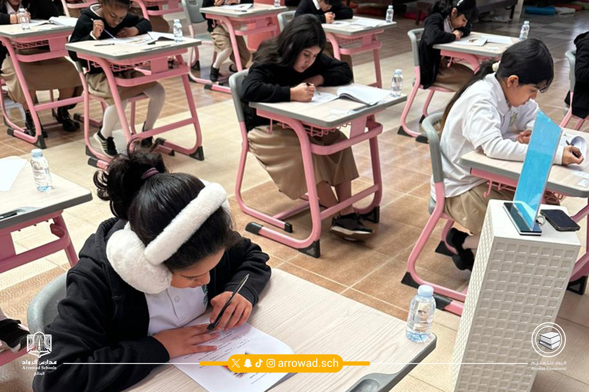اختبار الكانجارو للغة الإنجليزية في مدارس الرواد – فرع البدائع – لأقسام البنات