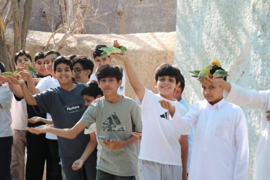 طلاب الرواد يستمتعون بتجربة تعليمية وترفيهية في محمية جاردن تلنتس